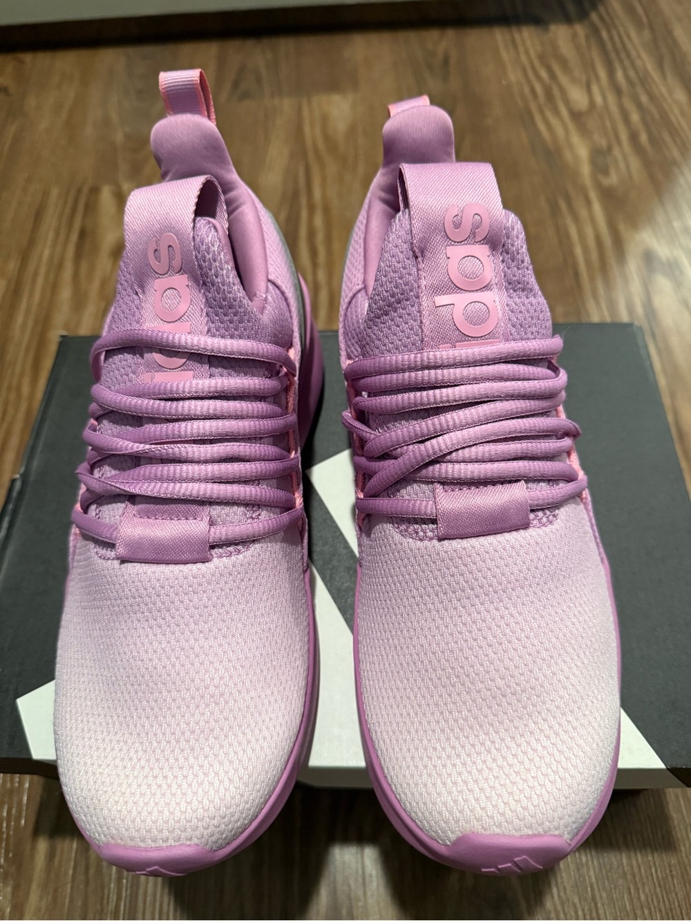 adidas Women’s Pink Athletic Slip-On Sneakers - Picture 3 of 12